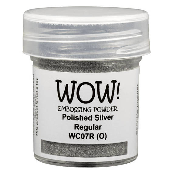 Puder do embossingu - Wow! - Metallics Polished Silver Regular