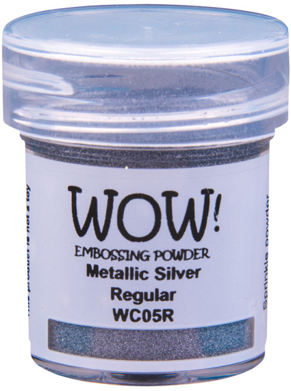Puder do embossingu - Wow! - Metallics Silver