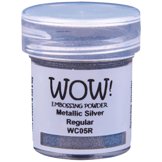 Puder do embossingu - Wow! - Metallics Silver