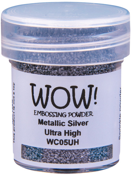 Puder do embossingu - Wow! - Metallics Silver 