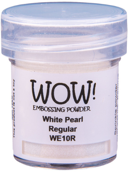 Puder do embossingu - Wow! - Pearlescents - White Pearl Regular