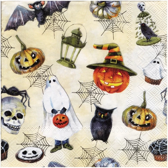 Serwetka 33x33cm - Happy Halloween