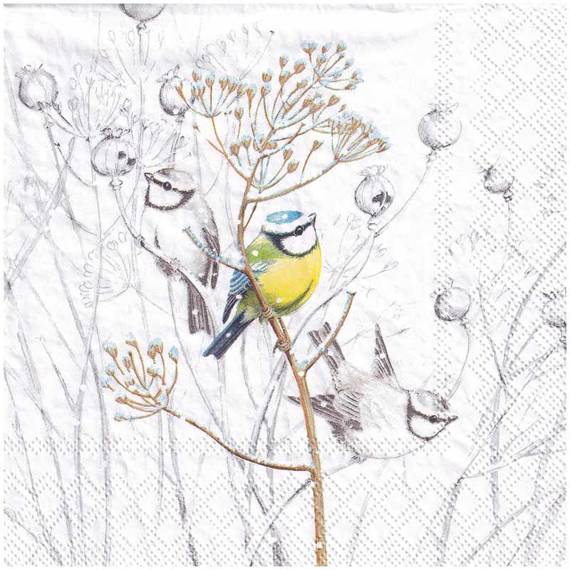 Serwetka 33x33cm - Sweet Little Bird ptaszki