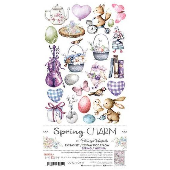 Spring Charm - Craft o'clock - zestaw dodatków - wiosna