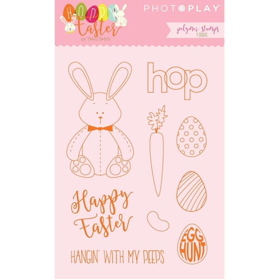 Stempel - Hoppy Easter - Photo Play - Wielkanoc królik