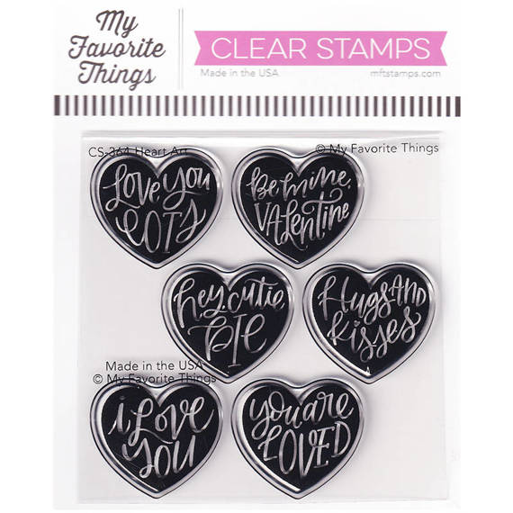 Stempel - My Favorite Things - Heart Art serca serduszka