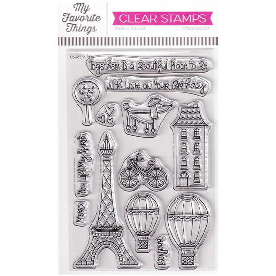 Stempel - My Favorite Things - In Paris Paryż wieża Eiffla