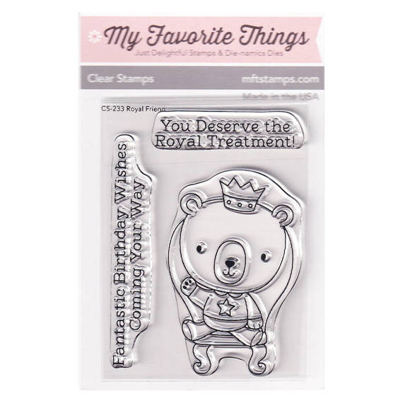 Stempel - My Favorite Things - Royal Friend miś król