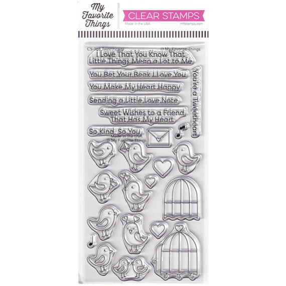 Stempel - My Favorite Things - Tweethearts ptaszki klatki