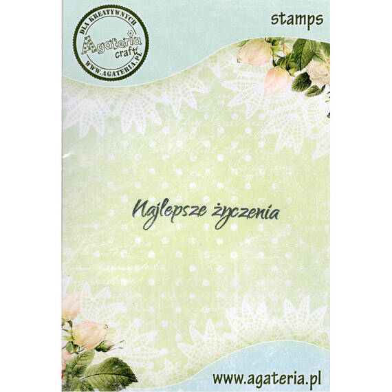 Stempel - Najlepsze życzenia - Agateria