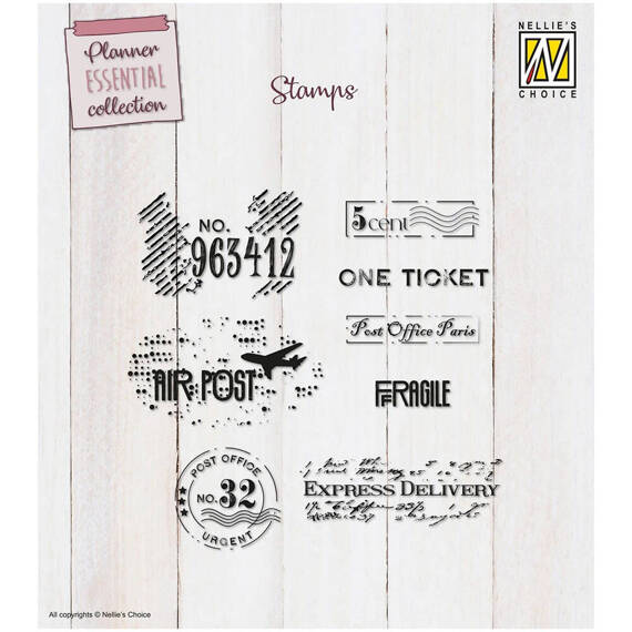 Stempel - Nellie`s - NSCS009 Vintage Labels