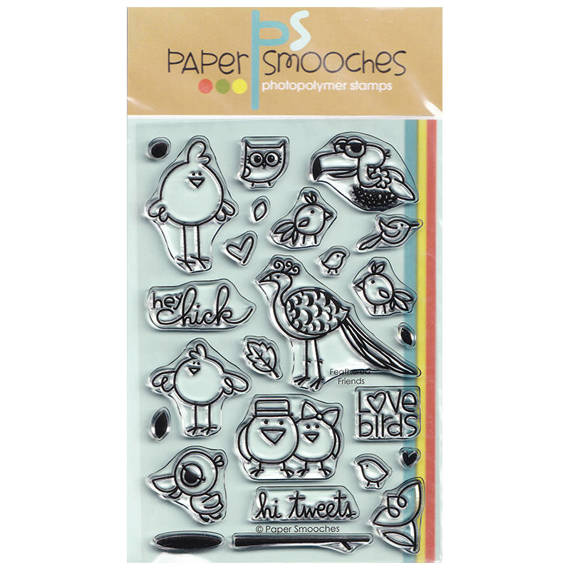 Stempel - Paper Smooches - Feathered Friends - ptaszki ptaki