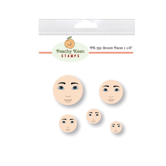 Stempel - Peachy Keen - Groom Faces / buźki męskie twarze