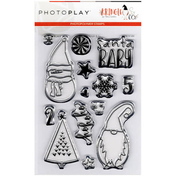 Stempel - Photo Play - Ho Ho Ho, Kringle & Co choinka bałwan skrzat