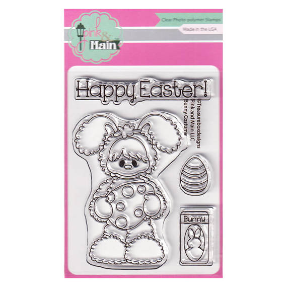 Stempel - Pink & Main - Bunny Costume - kostium króliczek pisanka Wielkanoc