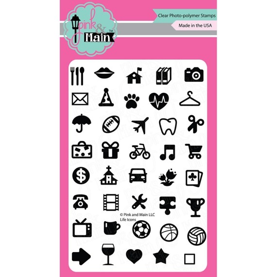 Stempel - Pink & Main - Life Icons