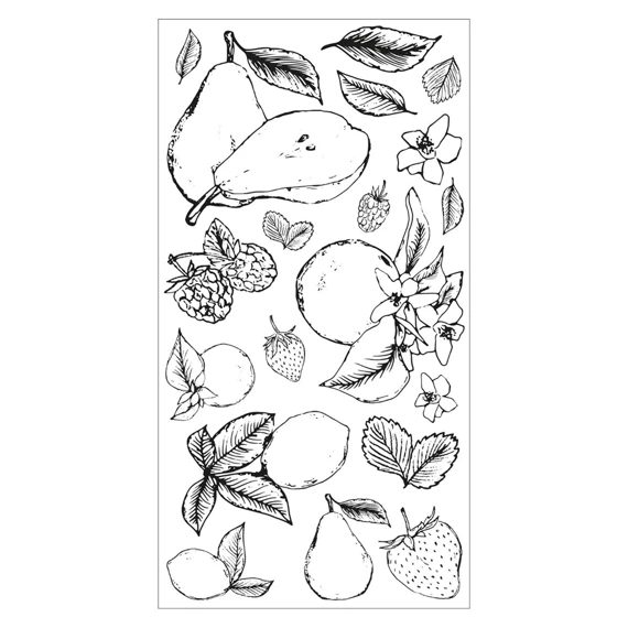 Stempel Sizzix - Botanical Fruit owoce