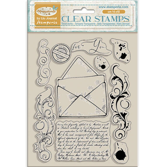 Stempel - Stamperia - Masquerade list