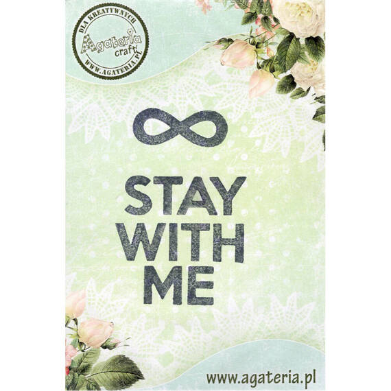 Stempel - Stay with me - Agateria