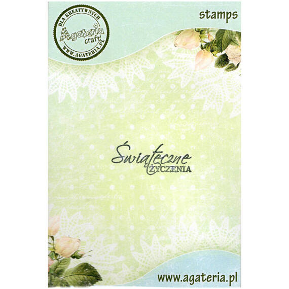 Stempel - Świąteczne życzenia s6 - Agateria