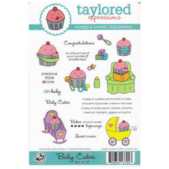Stempel - Taylored Expressions - Baby Cakes - babeczki / dzieci