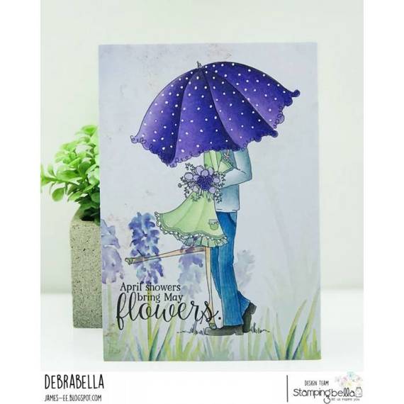Stempel - Umbrella - Stamping Bella - Para pod parasolką