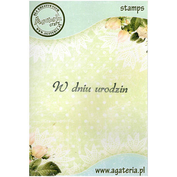 Stempel - W dniu urodzin - Agateria