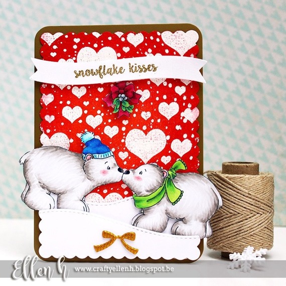 Stempel - Whimsy Stamps - Floating Hearts Background - serca