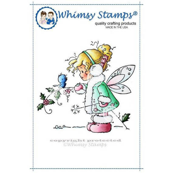 Stempel - Whimsy Stamps - Winter Fairy - zimowa wróżka