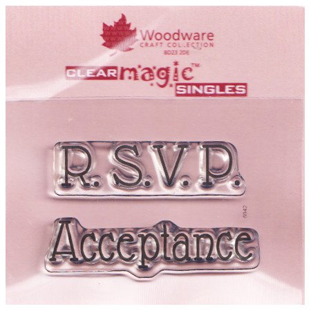 Stempel - Woodware - RSVP Acceptance