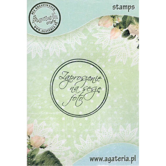 Stempel - Zaproszenie na sesję foto - koło 2 - Agateria