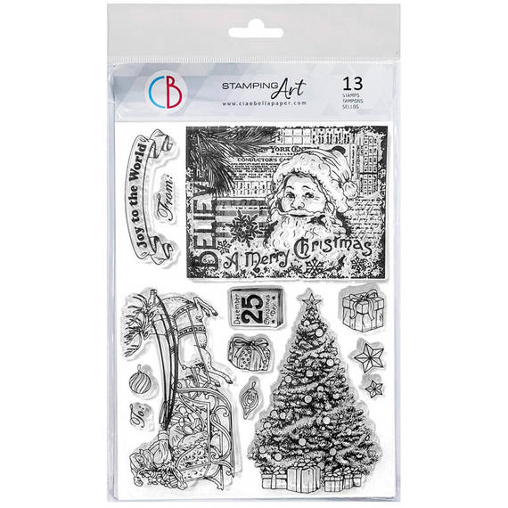 Stempel akrylowy 15x21 - Ciao Bella - Believe in christmas Boże Narodzenie