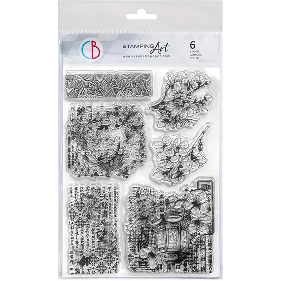 Stempel akrylowy 15x21 - Ciao Bella - Sakura Blossom