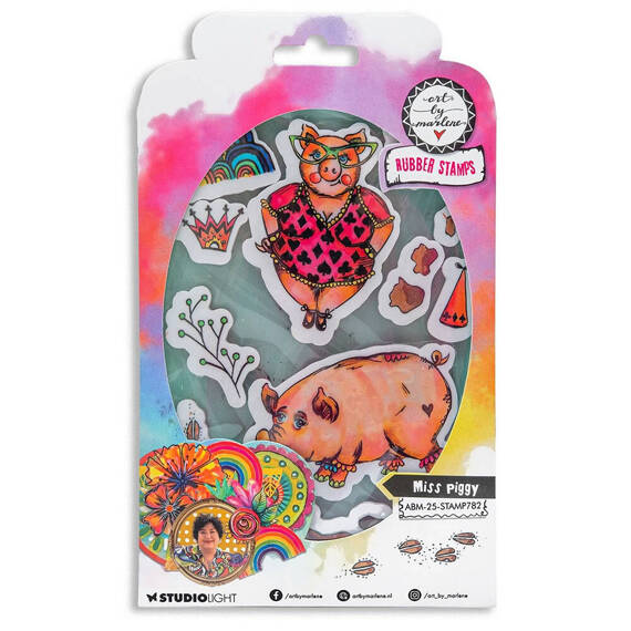 Stempel gumowy - Studio Light - Miss Piggy świnki