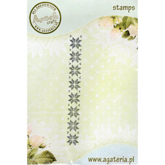 Stempel polimerowy - Border 19 - Agateria