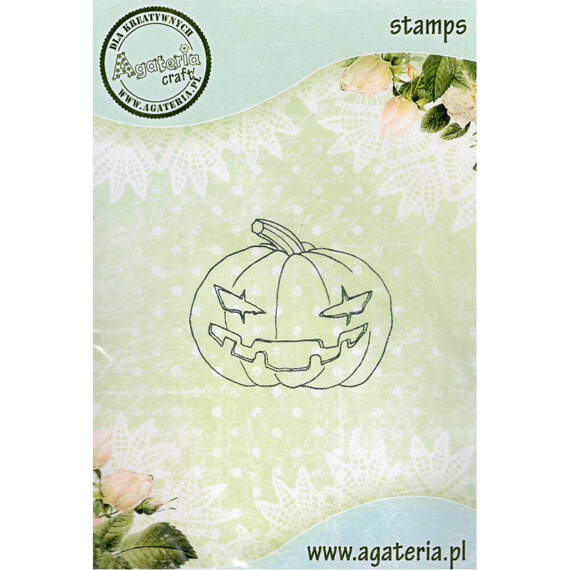 Stempel polimerowy - Dynia Halloween - Agateria