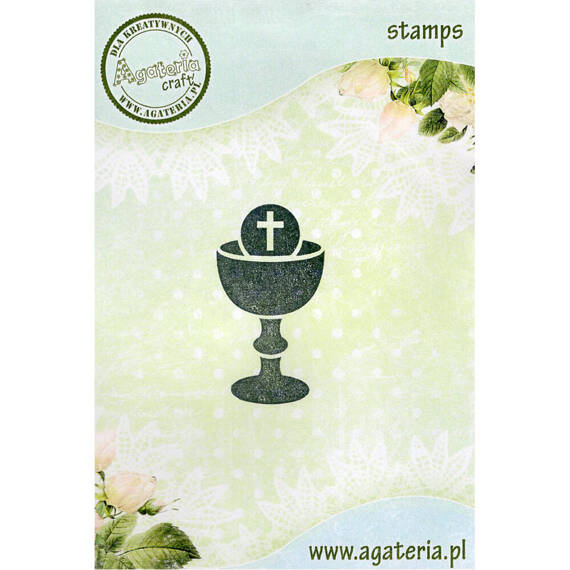 Stempel polimerowy - Kielich z hostią - Agateria