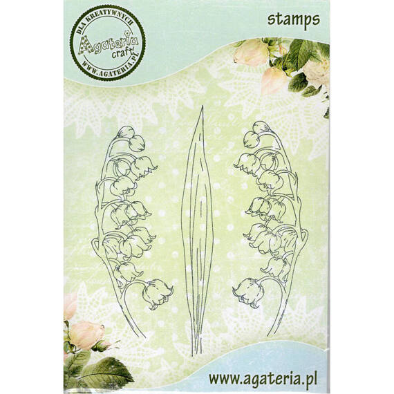 Stempel polimerowy - Konwalie - Agateria