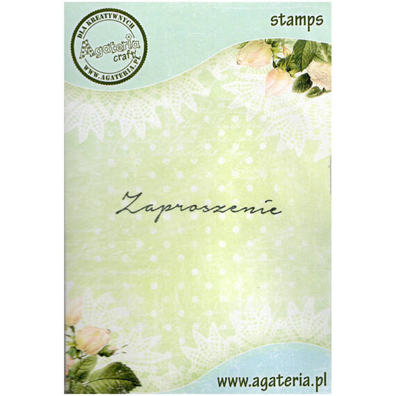 Stempel polimerowy - Zaproszenie 6 - Agateria