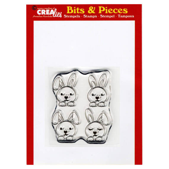 Stempel przezroczysty - Crealies - Bunnies zajączki