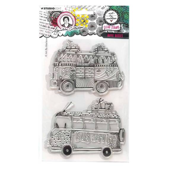 Stempel przezroczysty - StudioLight - Hippie busses 