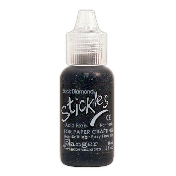 Stickles - Klej z brokatem - Black diamond 18 ml 