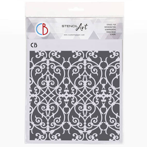 Szablon Home Deco 22x22cm - Ciao Bella - Royal flourish