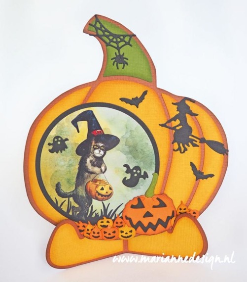 Szablon - Marianne Design - Pumpkin by Marleen - dynia