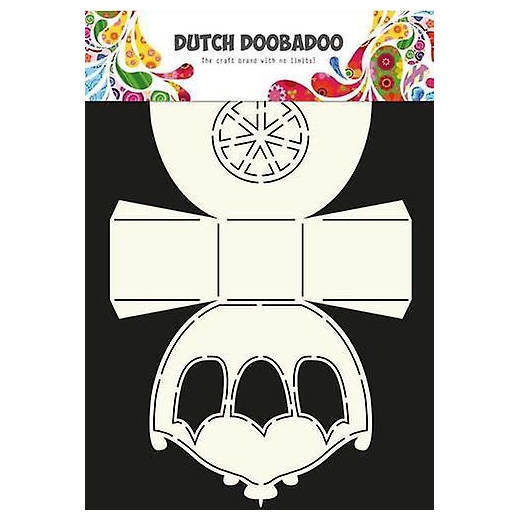 Szablon do odrysowania i wycinania Dutch Doobadoo - Powóz - kareta karoca