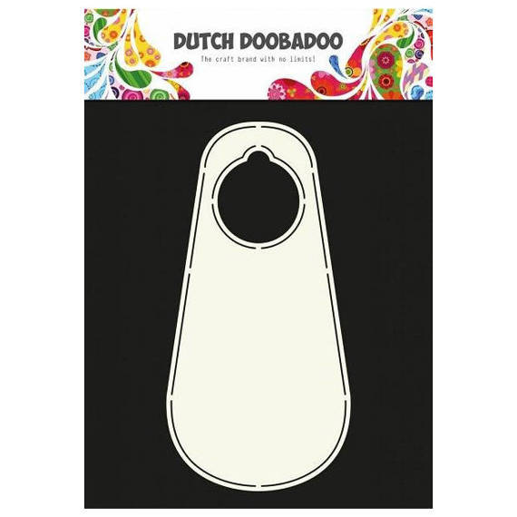 Szablon do odrysowania i wycinania Dutch Doobadoo - Zawieszka na drzwi 