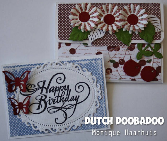Szablon do odrysowania i wycinania Dutch Doobadoo - koperta