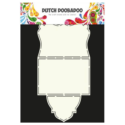 Szablon do odrysowania i wycinania Dutch Doobadoo - ozdobna baza do kartki