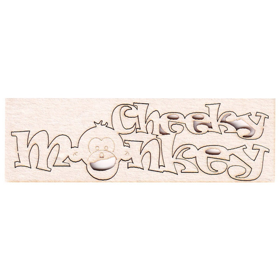 Tekturka Cheeky monkey 2,5 x 8cm SC