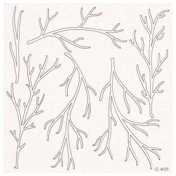 Tekturka - Spring Prodigy - big bare branches - duże nagie gałązki SC